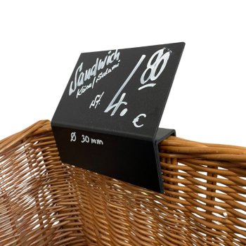 Ansteck-Preisschild DIN A6 - Variante 3 (30 mm)